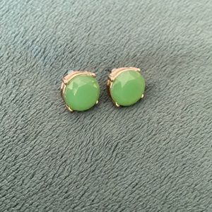 J.Crew Light Green Stud Earrings